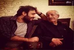 محسن چاوشی در کنار پدرش/ عکس
