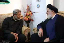دیدار رئیس بنیاد شهید با خانواده های شهدای حادثه تروریستی اهواز / تصاویر