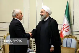 تصاویری از دیدار امروز رییس جمهور با مهمان‌های خارجی