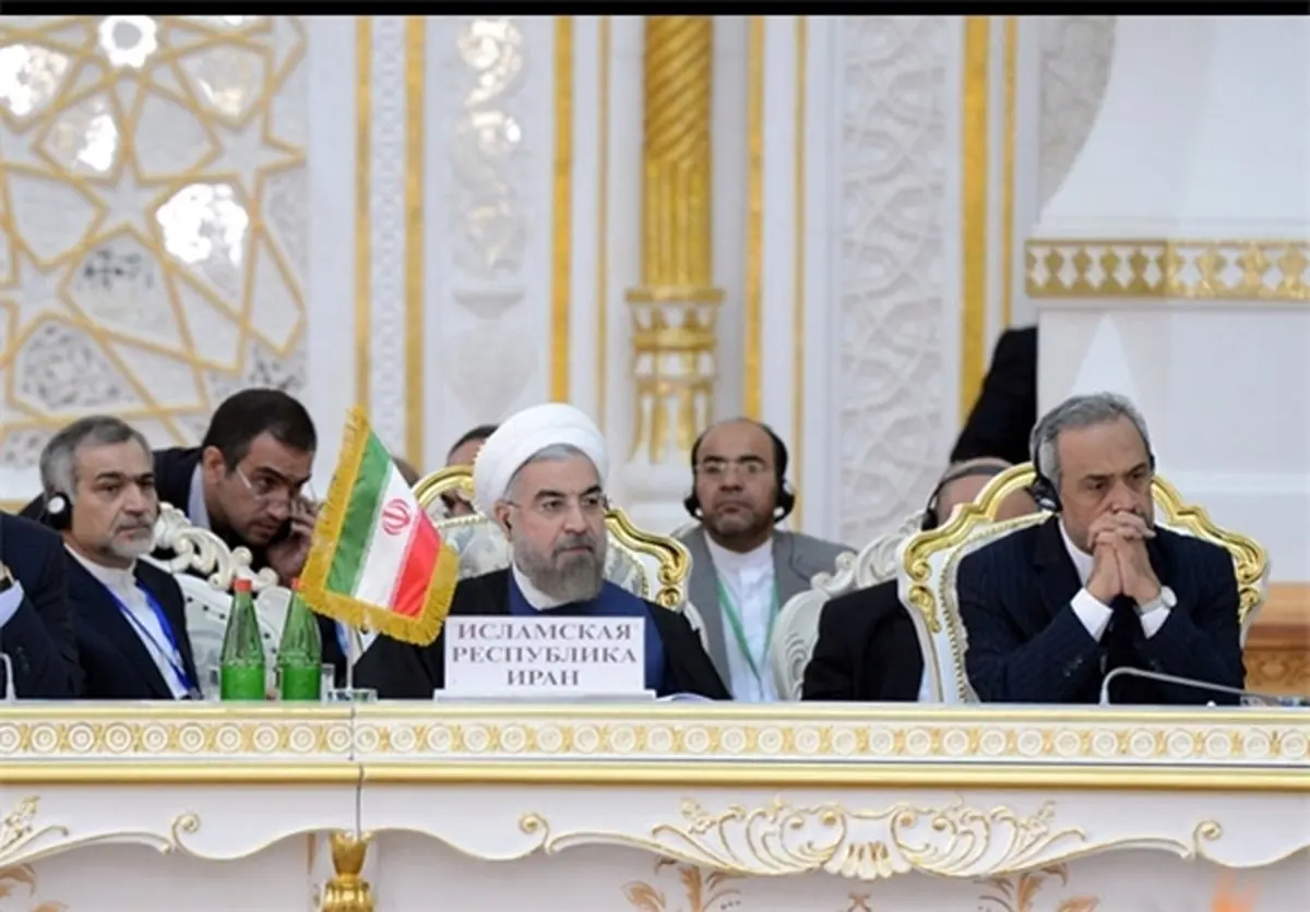 روحانی در اجلاس شانگهای/ عکس