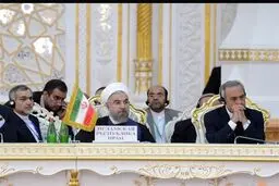 روحانی در اجلاس شانگهای/ عکس