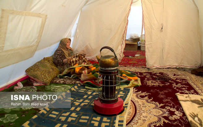 تصاویری از حال و هوای زندگی زلزله‌زدگان روستای جور کوهبنان