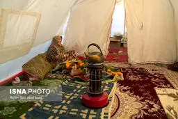 تصاویری از حال و هوای زندگی زلزله‌زدگان روستای جور کوهبنان