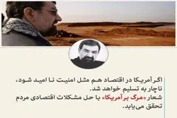 محسن رضایی: شعار "مرگ بر آمریکا" با حل مشکلات اقتصادی مردم تحقق می‌یابد