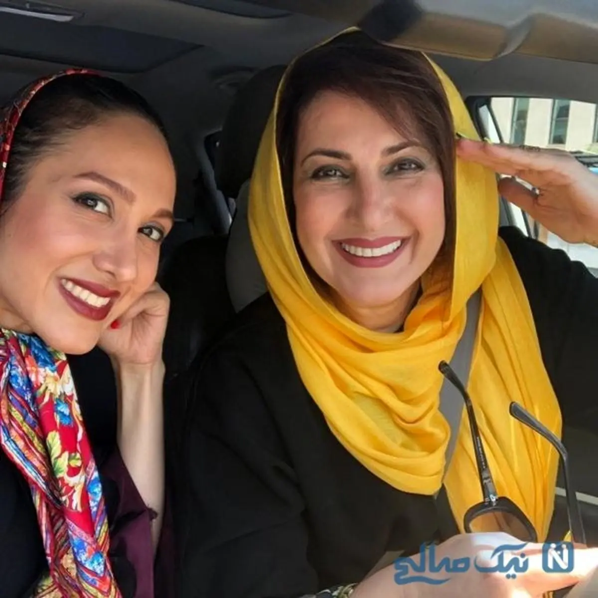 عکس خاص فاطمه گودرزی و دخترش