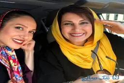 عکس خاص فاطمه گودرزی و دخترش