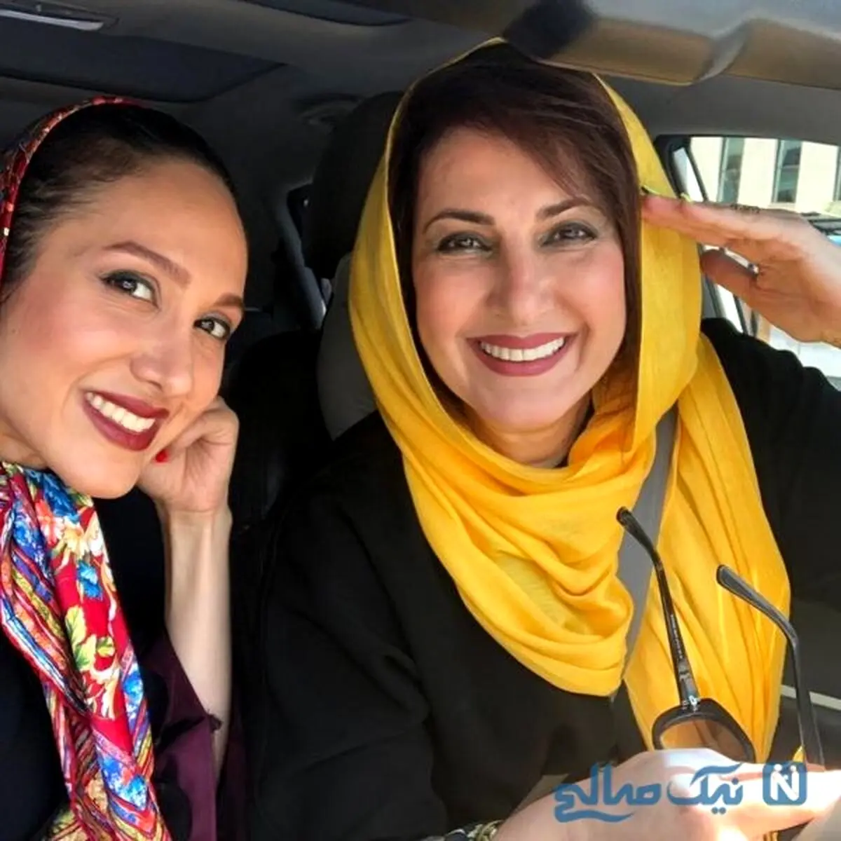 عکس خاص فاطمه گودرزی و دخترش