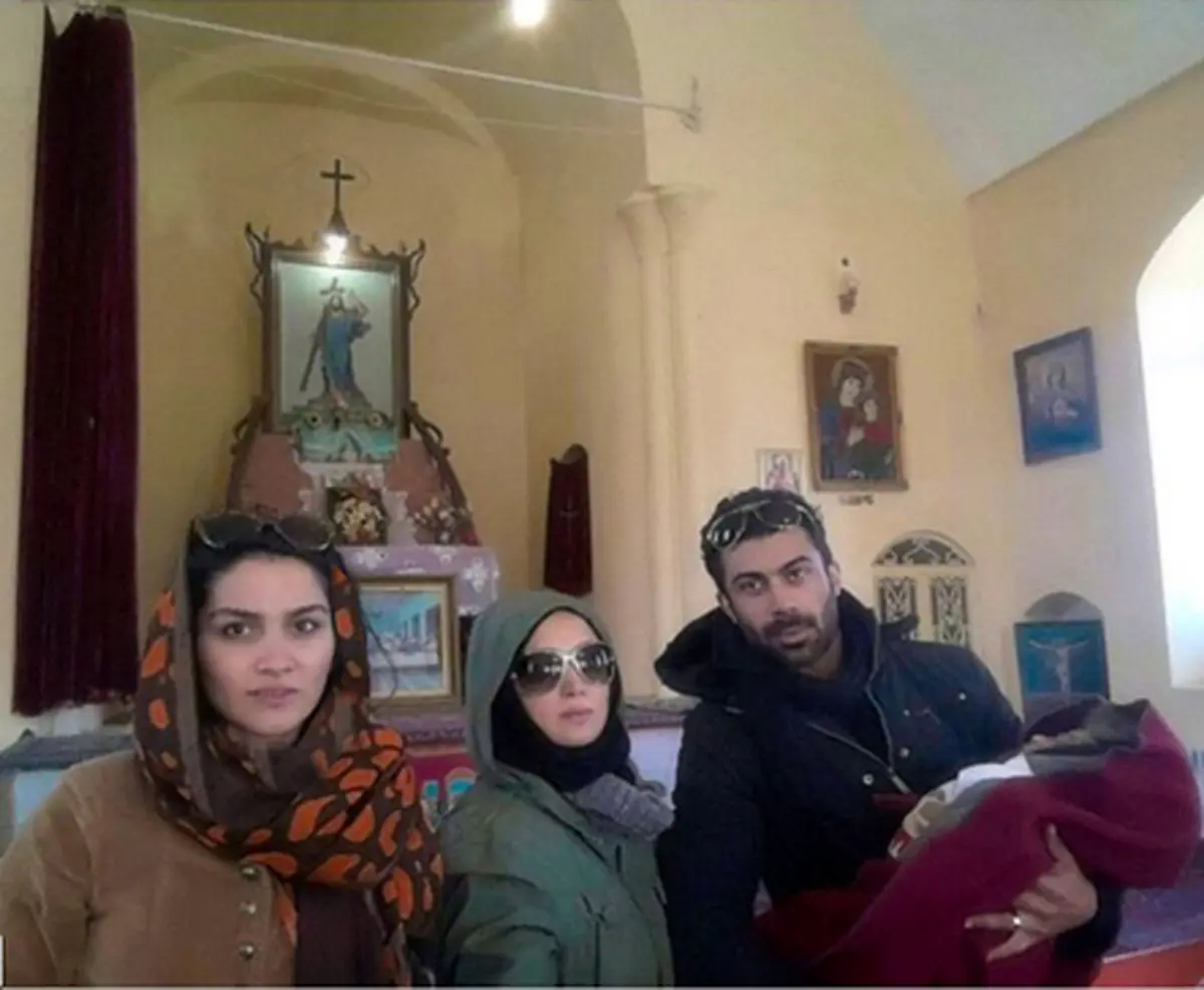 تصاویر روناک یونسی و همسرش در همدان در تعطیلات نوروزی