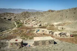 این روستا نه آب دارد نه برق /تصاویری غمناک از یک نقطه ایران