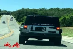 پشت نویسی جیپ غول پیکر/تگزاس آمریکا