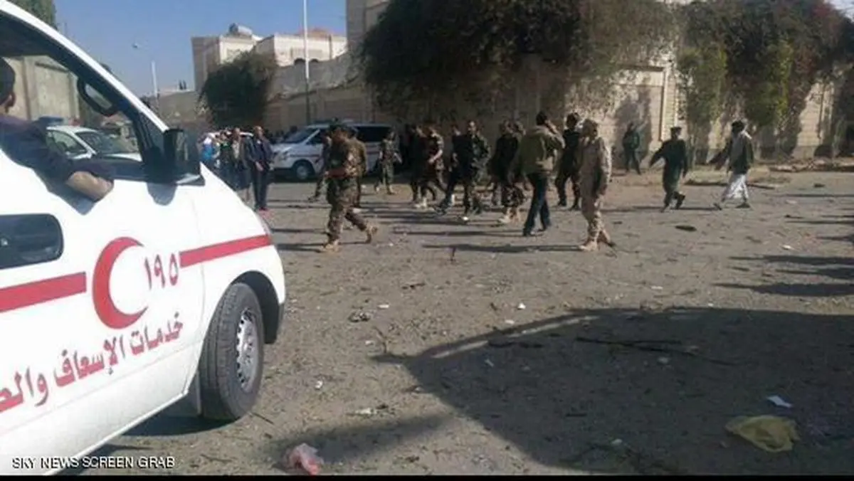 انفجار مقابل منزل سفیر ایران در یمن/عکس