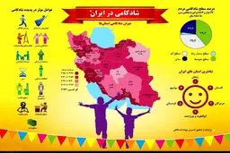 شهرهای شاد کشور را بشناسید +اینفوگرافی