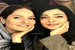 مهناز افشار و ساره بیات در یک قاب
