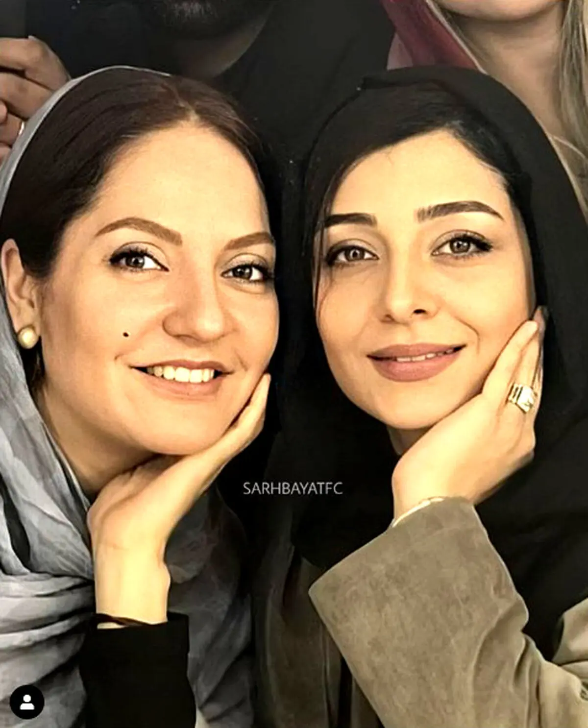 مهناز افشار و ساره بیات در یک قاب