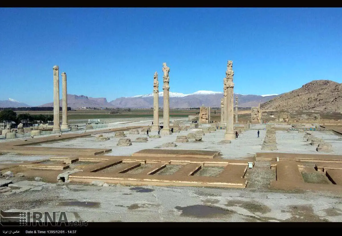 میراث جهانی تخت جمشید، 2 روز پس از بارندگی/عکس