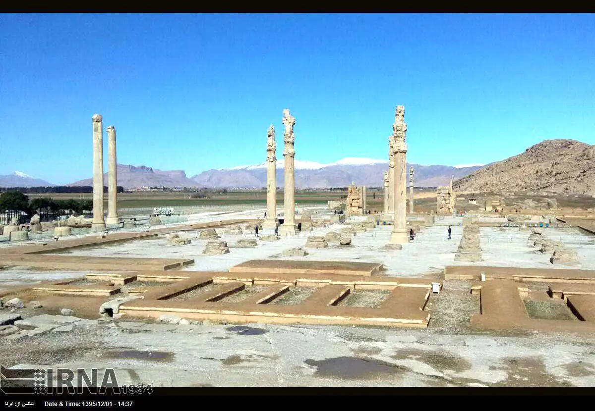 میراث جهانی تخت جمشید، 2 روز پس از بارندگی/عکس