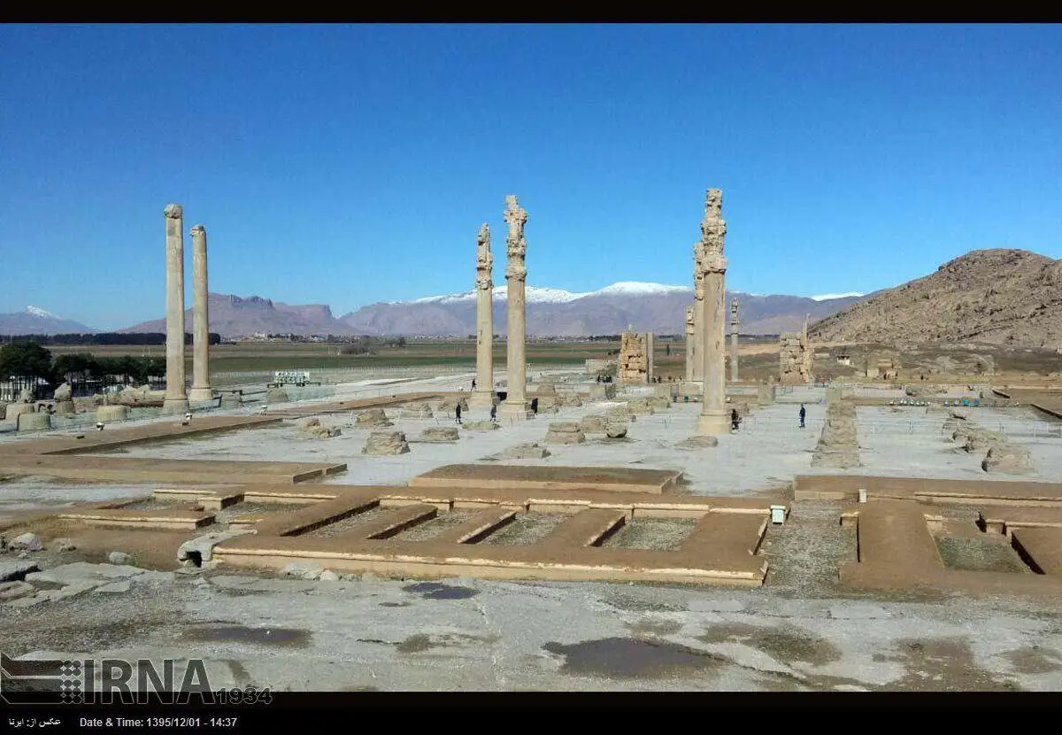 میراث جهانی تخت جمشید، 2 روز پس از بارندگی/عکس