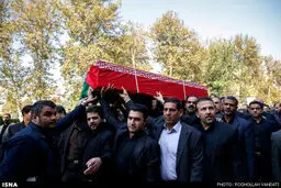 تشییع پیکر معاون اداره تشریفات وزارت خارجه از جانباختگان فاجعه منا/تصاویر