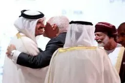 ظریف در نشست بین‌المللی دوحه/ تصاویر