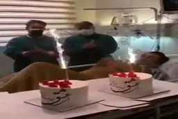 فیلمی جنجالی از مراسم عجیب ترخیص یک سلبریتی از ICU