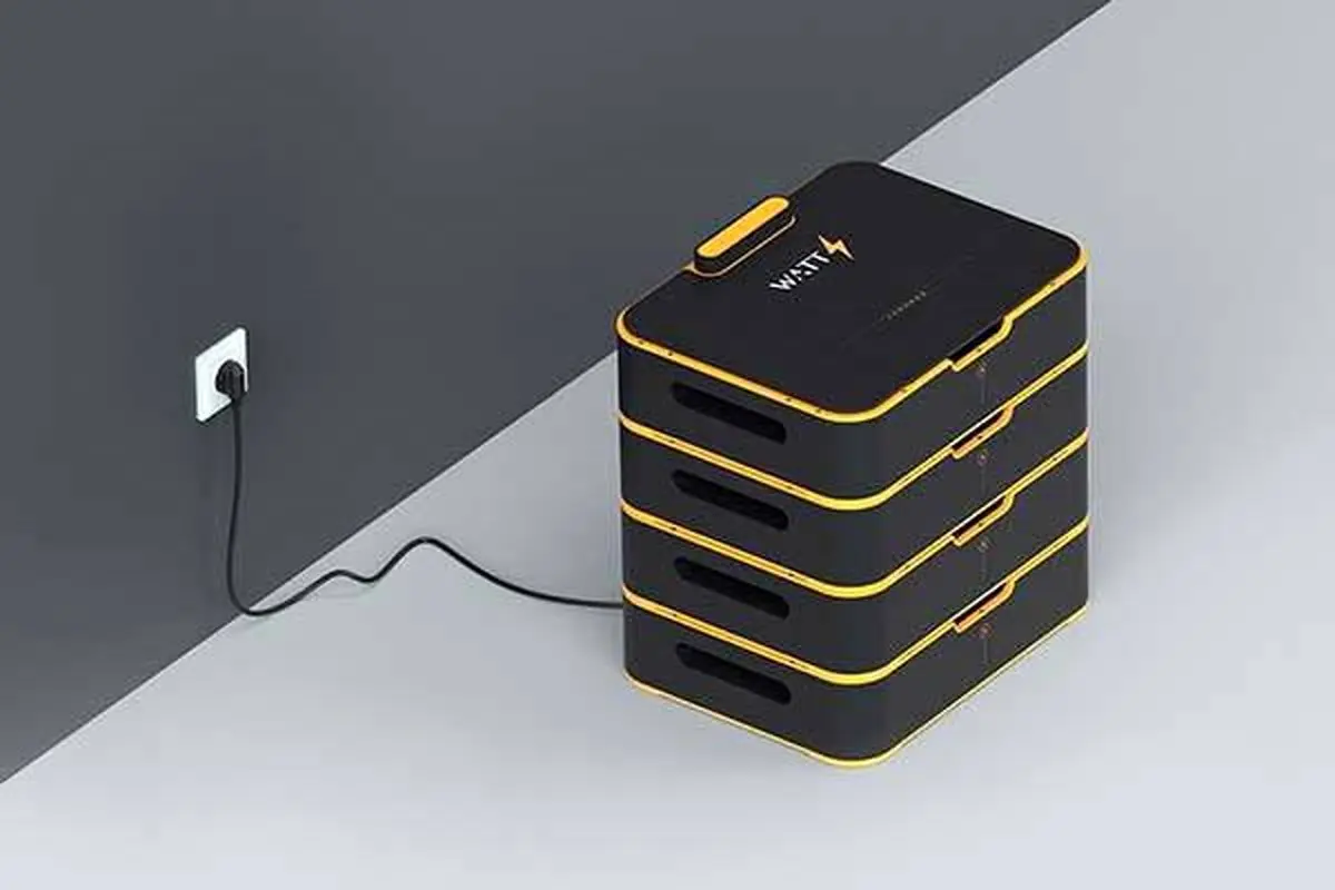 پاوربانکی که یخچال را روشن می کند! /عکس