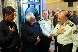 سردار در بزرگداشت شهید مدافع وطن + عکس
