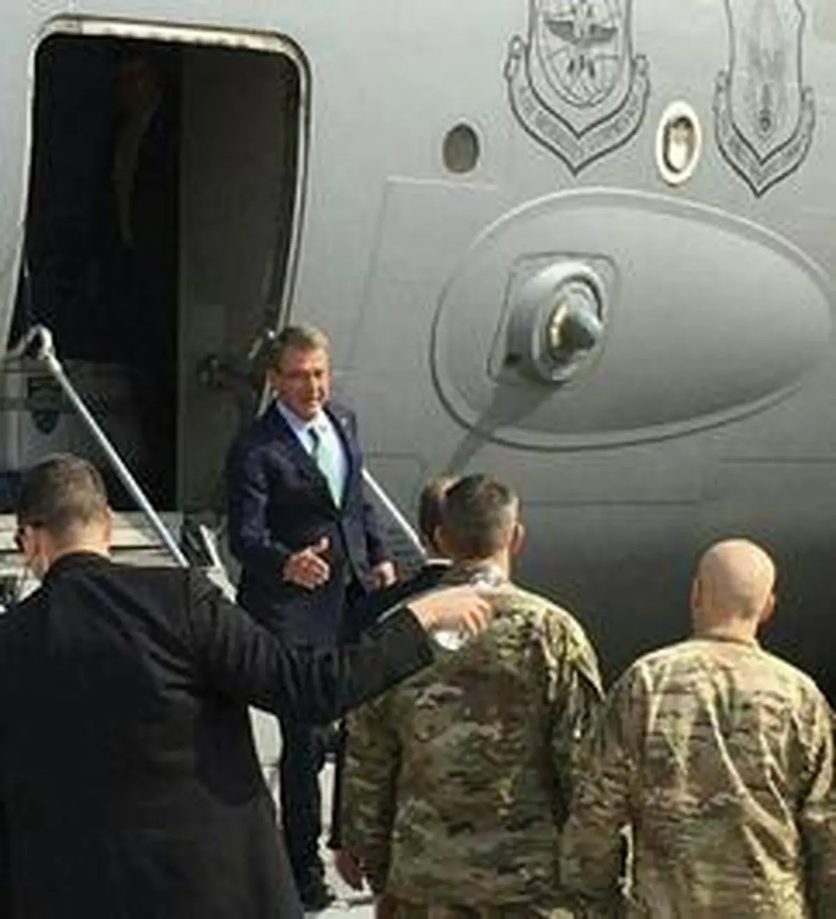 وزیر دفاع آمریکا در عراق/تصاویر