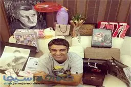 پژمان جمشیدی و کادوهای تولدش/ عکس