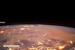 تصاویر زیبای شهاب بارون؛ برخورد شهاب سنگ با اتمسفره