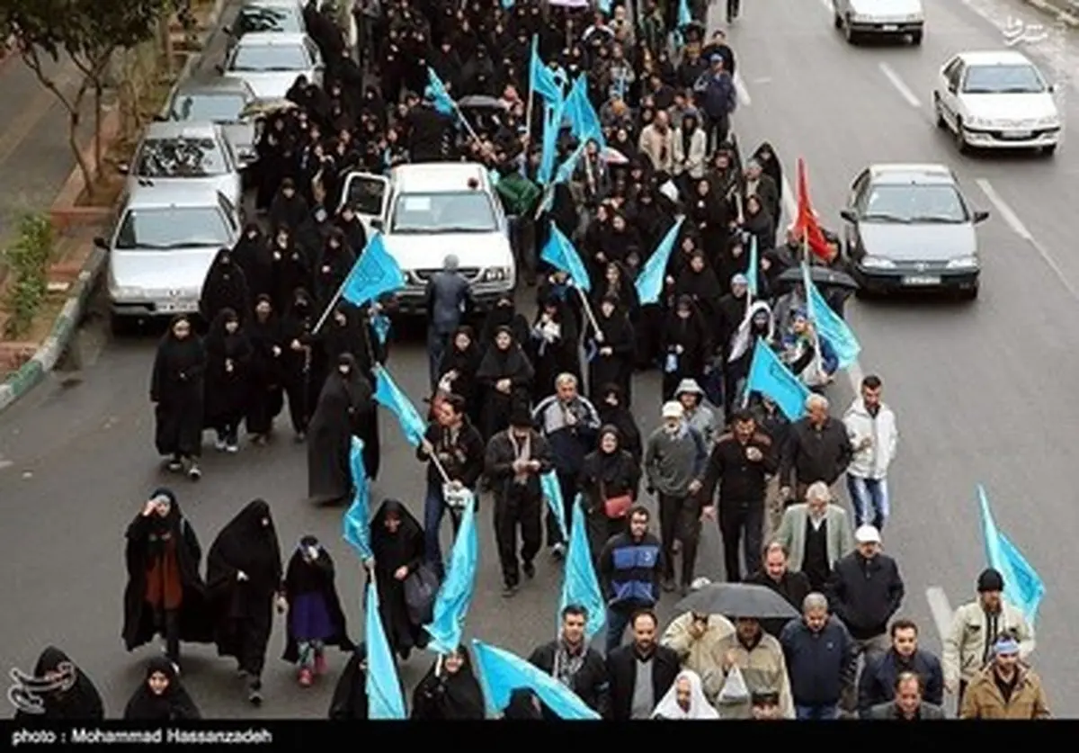 مراسم پیاده روی روز اربعین در تهران/تصاویر