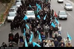 مراسم پیاده روی روز اربعین در تهران/تصاویر
