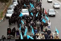 مراسم پیاده روی روز اربعین در تهران/تصاویر