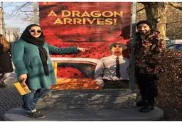 باران کوثری و نویدمحمدزاده در برلین/عکس