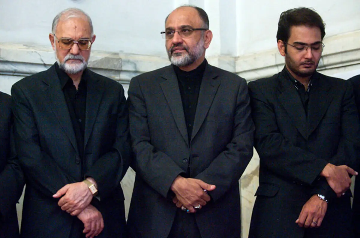 حواشی مراسم ختم آیت‌الله خزعلی/تصاویر