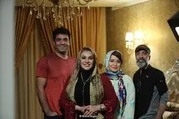 مهراوه شریفی نیا در پشت صحنه دل + عکس