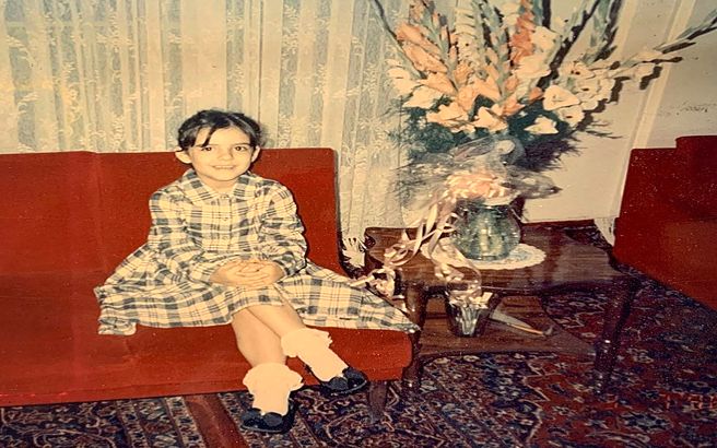عکس جالب از کودکی خانم بازیگر
