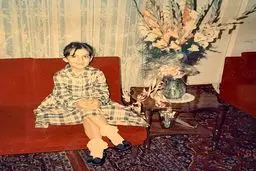 عکس جالب از کودکی خانم بازیگر