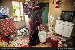 نحوه تامین آب روستاهای محروم کرمانشاه/ تصاویر