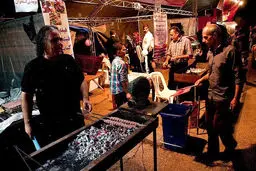 جشنواره کباب خوری در گرجی محله بهشهر