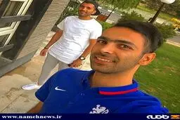 سلفی جالب محسن مسلمان/عکس