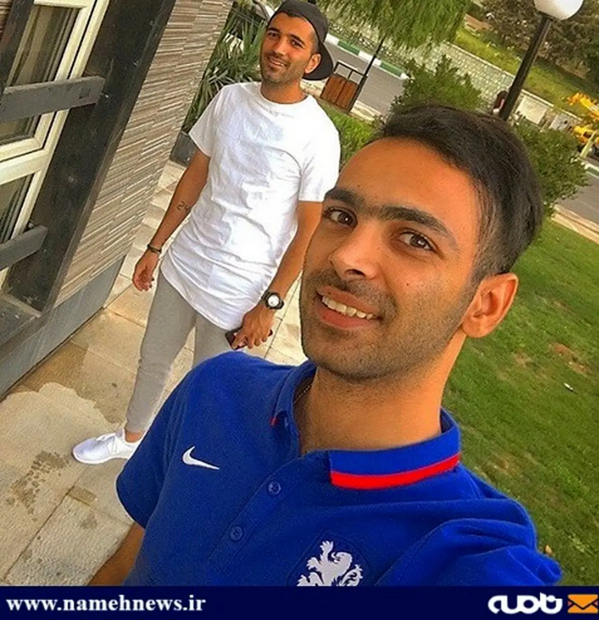 سلفی جالب محسن مسلمان/عکس