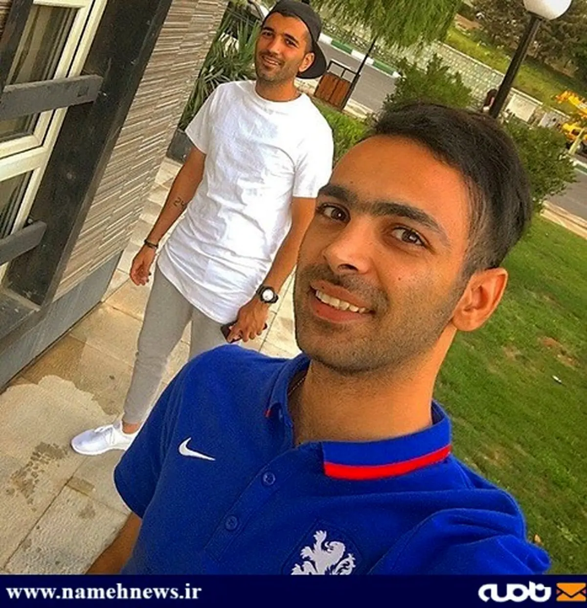سلفی جالب محسن مسلمان/عکس