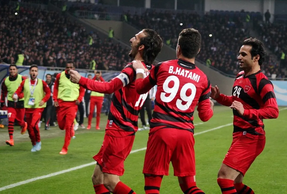 قلب نوری تقدیم به هواداران پرسپولیس(عکس)