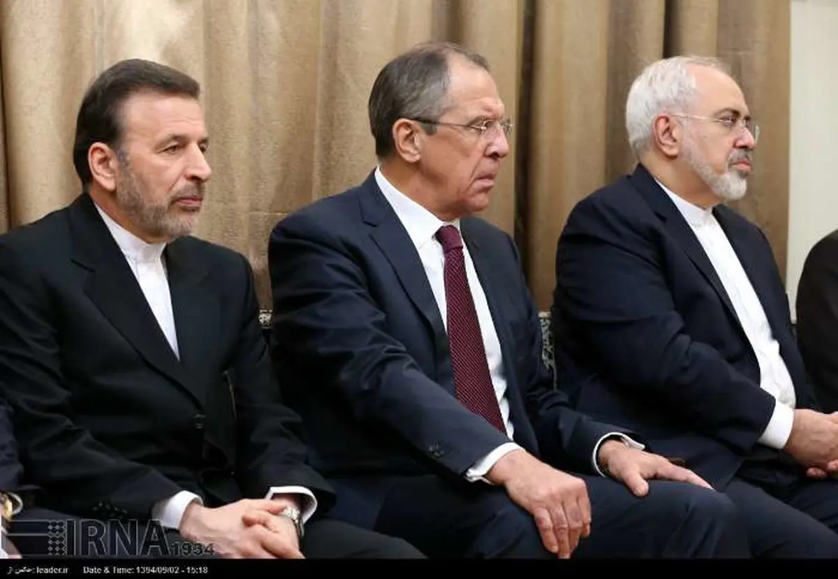 لاوروف و ظریف در کنار هم/عکس