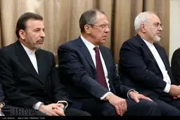 لاوروف و ظریف در کنار هم/عکس