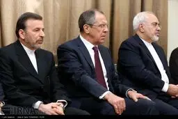 لاوروف و ظریف در کنار هم/عکس