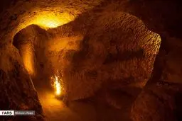 عکس / شهر زیرزمینی نوش آباد