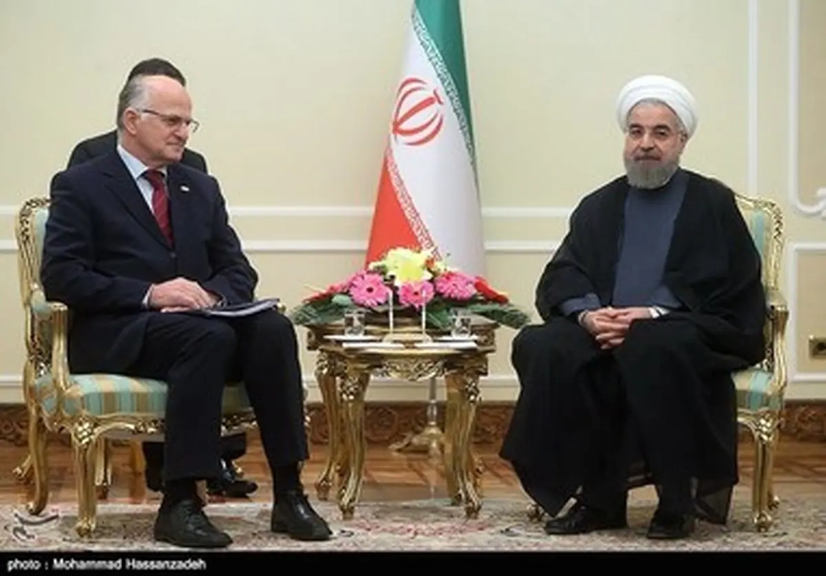 دیدار رئیس مجلس کرواسی با رئیس جمهور/ گزارش تصویری