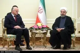 دیدار رئیس مجلس کرواسی با رئیس جمهور/ گزارش تصویری