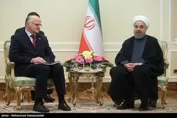 دیدار رئیس مجلس کرواسی با رئیس جمهور/ گزارش تصویری